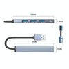 ORICO AH-A13 USB 3.0 x 1 + USB 2.0 x 3 to USB 3.0 HUB Adapter(Space Gray)