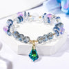 S2203-3 Violettogenic Crystal Beaded Bracelet Ladies Natural Crystal Bracelet