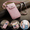 CaseMe Me40 Vertical Multifunctional Shoulder Crossbody Phone Bag(Pink)