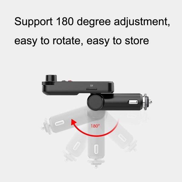 BT93 Color Screen Car MP3 Bluetooth Player(Black)