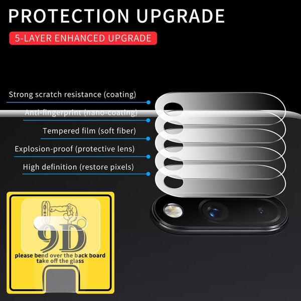 For OnePlus 7 9D Transparent Rear Camera Lens Protector Tempered Glass Film