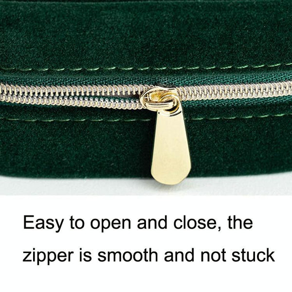 02456 Travel Portable Velvet Jewelry Organizer
