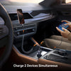 JOYROOM JR-CCN16 15W USB-A and USB-C Mini Car Charger(Black)