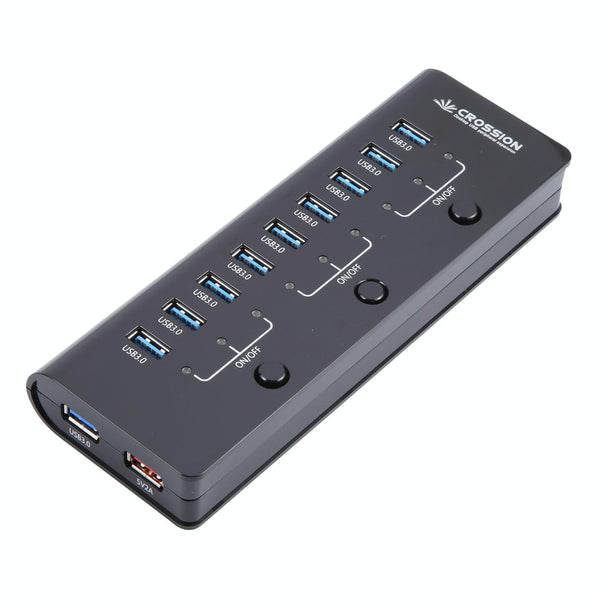 ORICO CRU3-H9C1 10 Port USB3.0 12V 4A HUB Power Adapter, Plug:US Plug