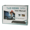 V1.4 Full HD 1080P 1 x 8 HDMI Amplifier Splitter, Support 3D(Black)