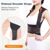 HailiCare Household Neck Back Waist Protector Waistcoat Warm Vest Protective Gear with Magnet Therapy, Size:XL