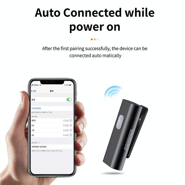 Car Plug-In Card Bluetooth AUX Audio Receiver