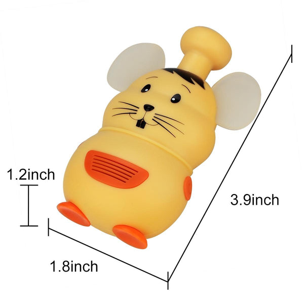 1 Pair RETEVIS RT30M 0.5W US Frequency FRS467 1CH Mouse Shape Children Handheld Walkie Talkie(Yellow)