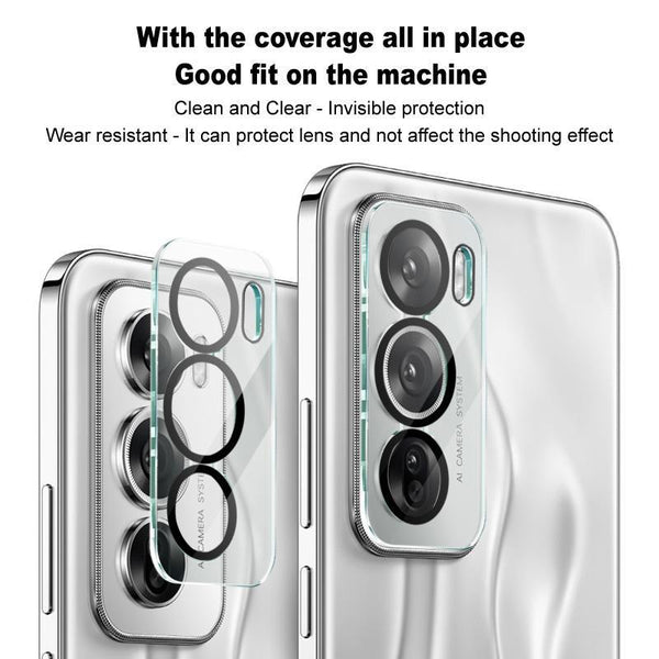 For Samsung Galaxy S23 5G IMAK High Definition Integrated Rear Camera Glass Lens Film, Black Eye Design