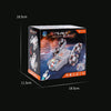 JJR/C JC05 Five Wheel Colorful Light Swing Arm Stunt Drift Car, Specification:Dual Control(Black)
