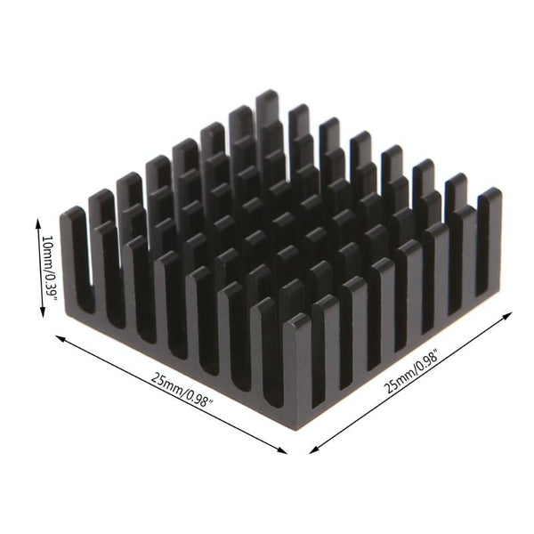 5 PCS Computer Cooler Radiator Aluminum Heatsink Heat sink for Electronic Chip Heat dissipation Cooling Pads
