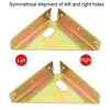 4pcs /Set Triangle Corners Anti-Shaking Fixing Fittings For Bed Frame(Bronze)