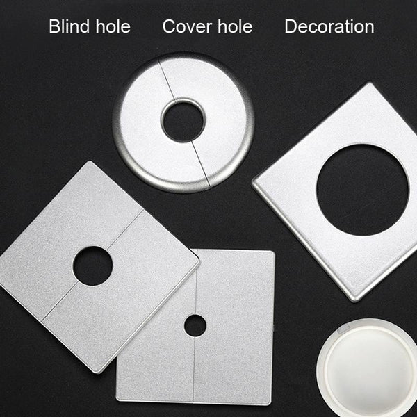 Square Hole Decoration Cover Wall Hole Plug, Style: 2.2cm Hole Silver