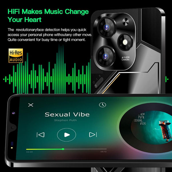 Povo6 Neo / DP29, 1GB+16GB, Face Identification, 5.0 inch Android 8.1 MTK6580M Quad Core, Network: 3G, Dual SIM, Plug:EU Plug(Black)