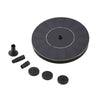 Solar Powered Water Pump Garden Fountain Floating Panel Watering Pond Kit for Waterfalls Water Display Park Pool Decoration Fountain, Diameter: 16cm