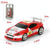 Coke Can Mini RC Car Radio Remote Control Micro Racing Car(Black)