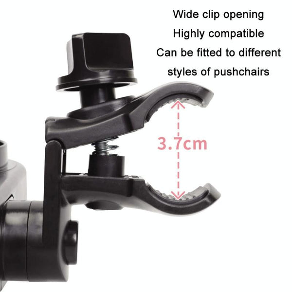 Stroller Double Cup Holder Pushchair Bottle Snack Box Shelf(J4100)