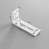 Thickened Angle Code Right Angle Hanging Cabinet Partition, Style: Medium White