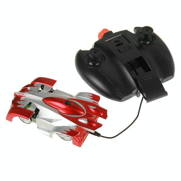 Superior Cool Infrared Control Toy Car Remote Control RC Wall Climber Car Climbing Stunt Car(Red)