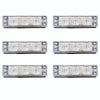 6W 450LM 6 x 3-LED Yellow Light 577nm Car Strobe Flash Warning Light Signal Lamp, DC 12V