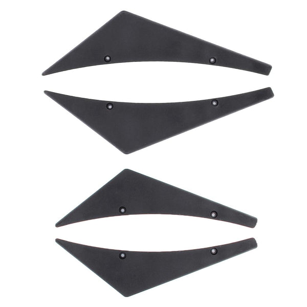 4 PCS Car-Styling Blade Decorative Sticker(Black)