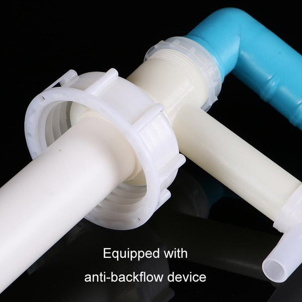 Manual Oil Extractor Plastic Aspirator Liquefaction Chemical Tube Soft Lid 5.4cm