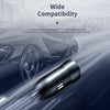 ROCK H8 12W 2.4A Output Dual USB Smart Car Charger (Black)