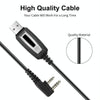 RETEVIS J9110P Dedicated USB Programming Cable for RT3S Series EDA0014386 / EDA0014407(Black)