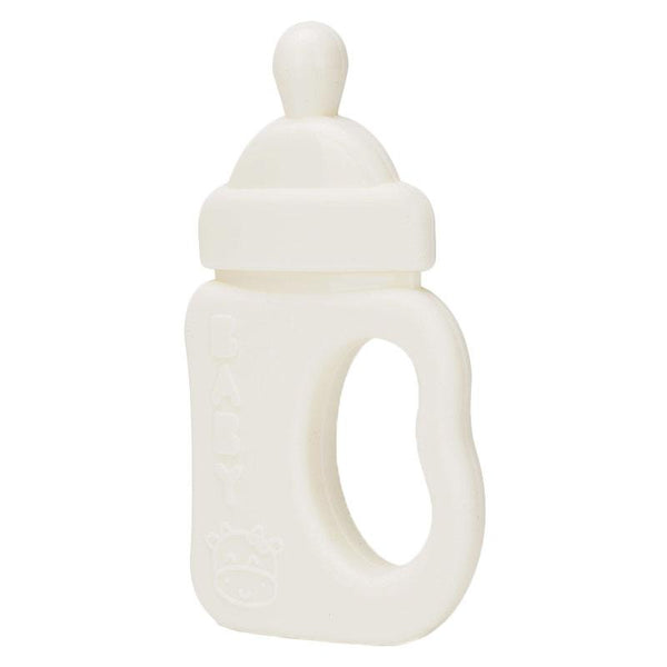 Baby Silicone Teether Bottle Bite Teether Teething Stick, Color: Without Box Milk White