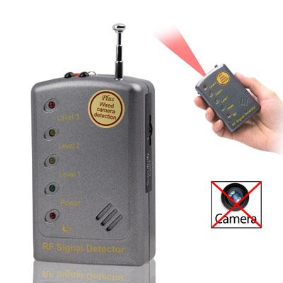 RF Signal Detector, Bug Detector, Hidden Camera Finder (Grey) SH-055GRV