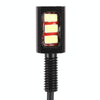 1 Pair DC12V 0.4W 3LEDs SMD-5630 Car / Motorcycle License Plate Light, Cable Length: 27cm (Red Light)
