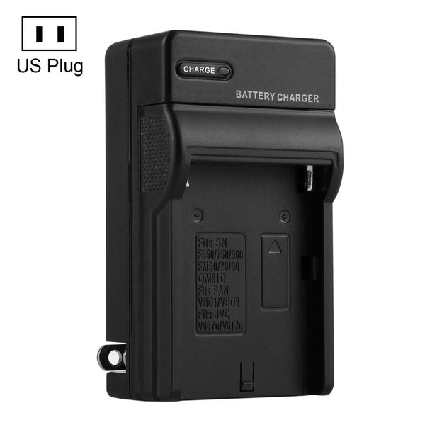 PULUZ US Plug Battery Charger for Sony NP-F550 / F570 / F750 / F770 / F950 / F970 Battery