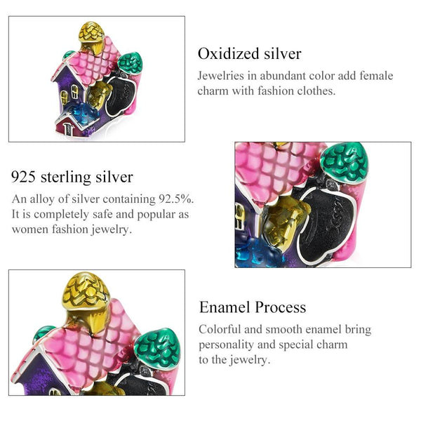 S925 Sterling Silver Chile Paradise Valley Beads DIY Bracelet Necklace Accessories