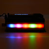 24V-220V XUYUAN 6000W Car Inverter LED Colorful Atmosphere Light 4 USB Charging Converter Charger