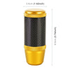 Universal Car Carbon Fiber Metal Gear Shift Knob (Gold)