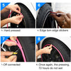 Universal Decorative Scratchproof Stickup 8M Flexible Car Wheel Hub TRIM Mouldings Shining Decoration Strip(Red)