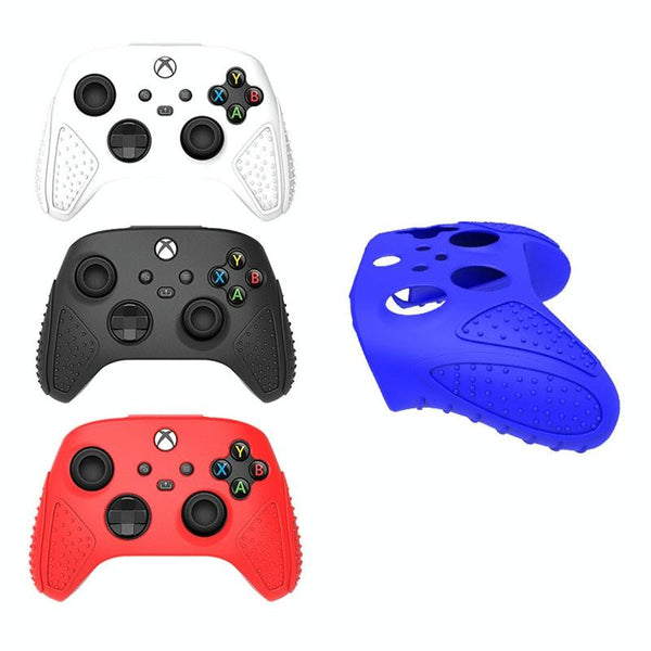 For XBox Series S / X Gamepad Non-Slip Silicone Protective Case(Black)