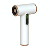 Wireless Rechargeable Hair Dryer with 3 Levels Wind Speed/ Temperature Adjustable(White)