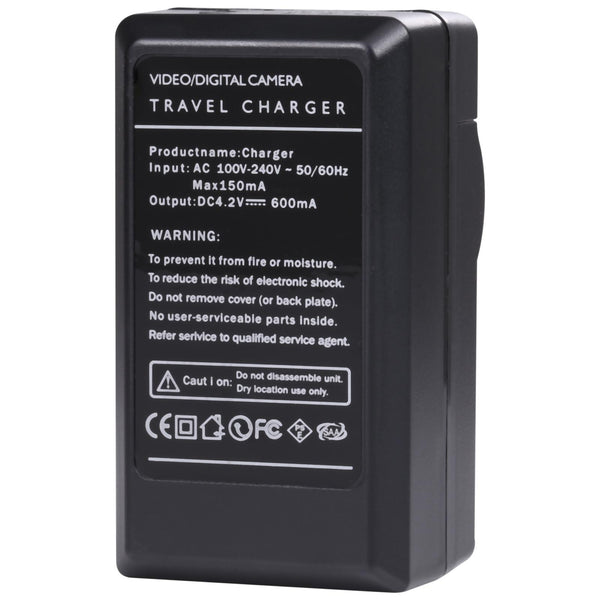 Digital Camera Battery Car Charger for JVC VG121UT(Black)