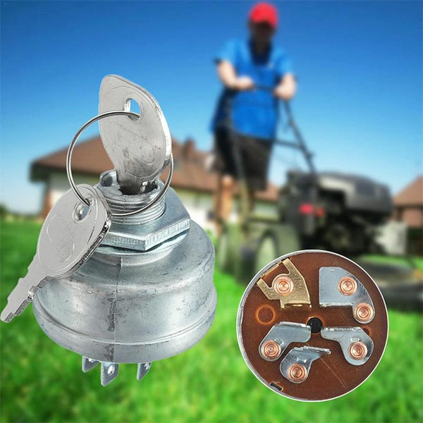 Lawn Mower 5 Terminal Ignition Starter Switch with Keys 725-0267 725-0267A 925-0267 925-0267A