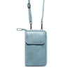 Elephant Pattern Multifunctional Cross Bag Phone Case(Sky Blue)