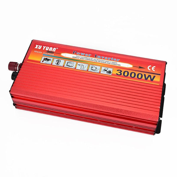 XUYUAN 3000W Inverter LED Display Converter, Specification: 12V to 220V