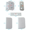 Glass Door Partition Hinge Furniture Housing Door Fittings, Model: Space Aluminum