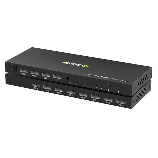 AIMOS AM-KM804 USB 8 In 4 Out Switch