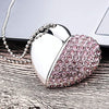 Heart Shaped Diamond Jewelry USB Flash Disk, Special for Valentines Day Gifts (8GB)