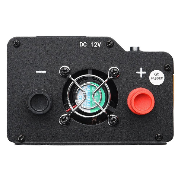 24V-220V XUYUAN 6000W Car Inverter LED Colorful Atmosphere Light 4 USB Charging Converter Charger