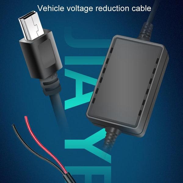 USB Car Charge 12V To 5V Navigation Instrument Reduction Line(Android Straight Head)