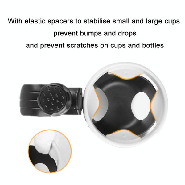 Baby Strollers Universal Multifunctional Bottle Cup Holder(Black)