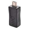 USB 2.0 Micro USB Male to Female Adapter for Galaxy S IV / i9500 / S III / i9300(Black)