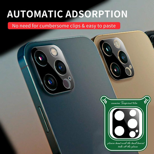 For iPhone 12 Pro Silk Screen Luminous Ring Back Camera Lens Film